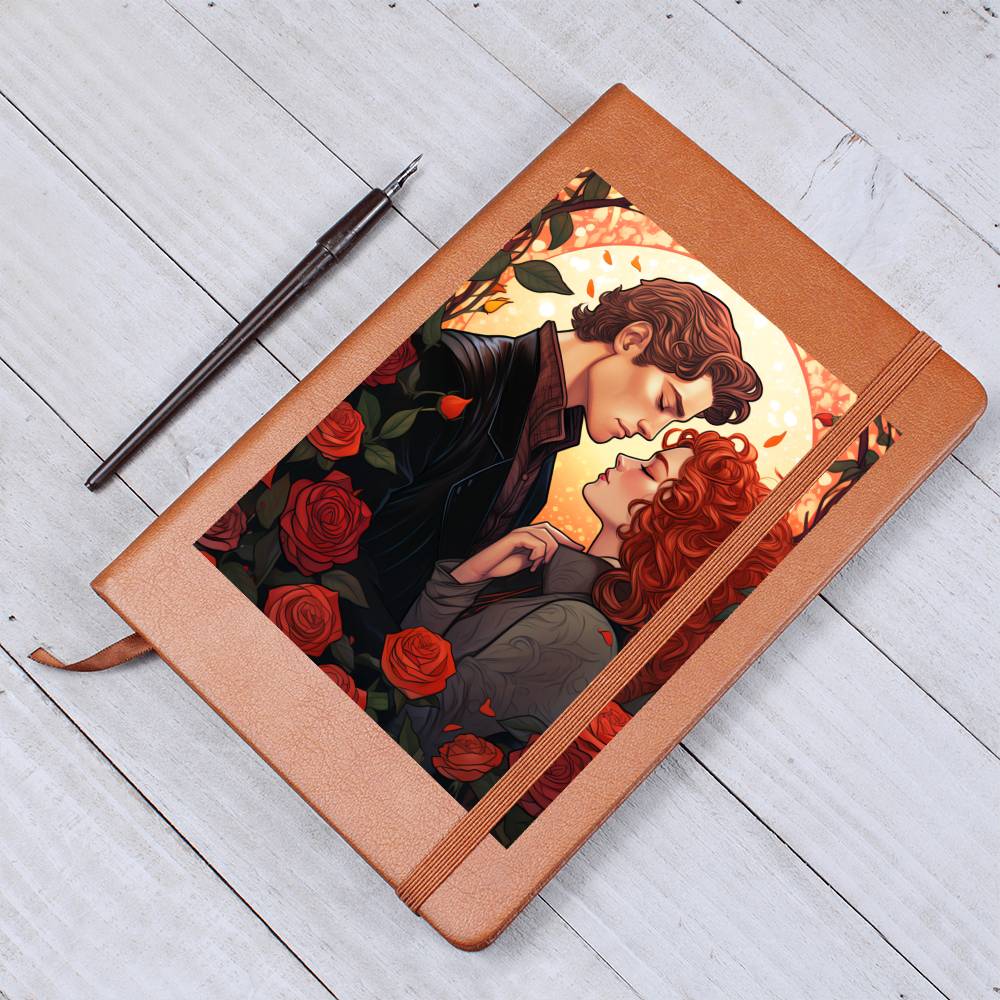 Valentine's Day Art 358 - Vegan Leather Journal