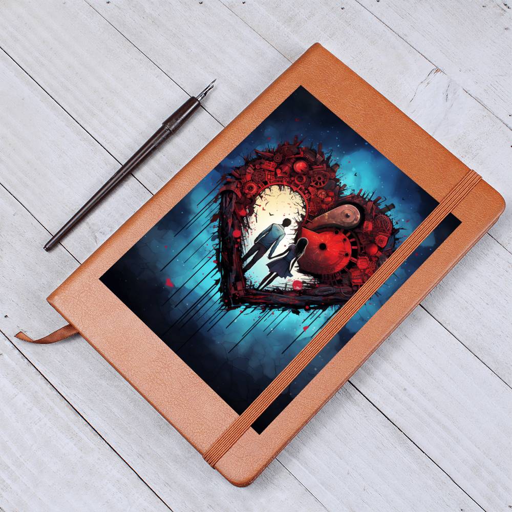 Valentine's Day Art 059 - Vegan Leather Journal