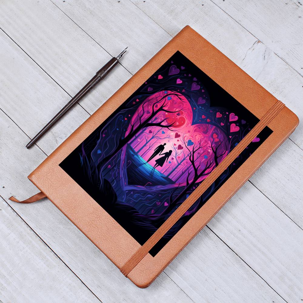 Valentine's Day Art 274 - Vegan Leather Journal