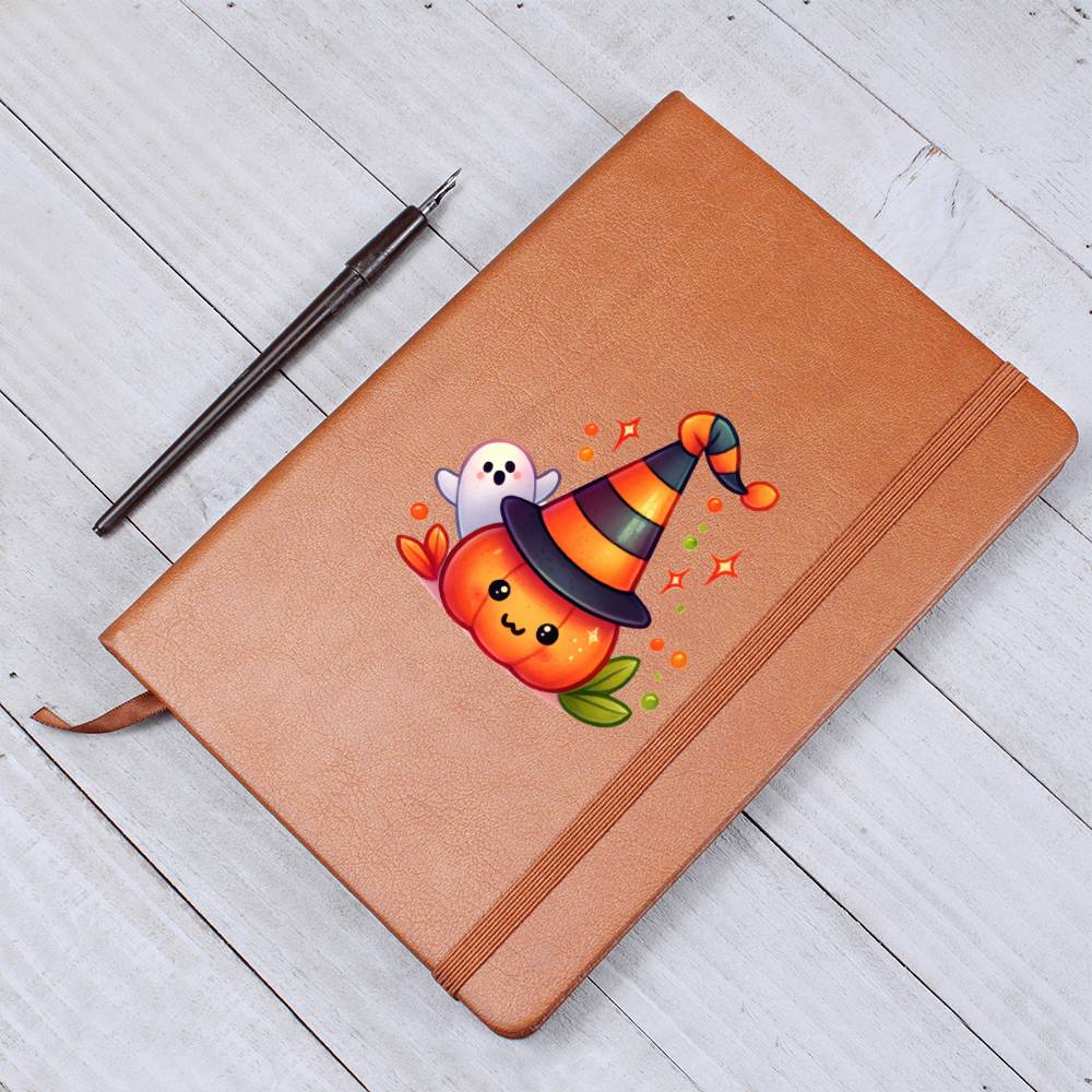 Cute Halloween Sticker 018 - Vegan Leather Journal