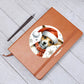 Christmas Dog - Toy Fox Terrier - Vegan Leather Journal