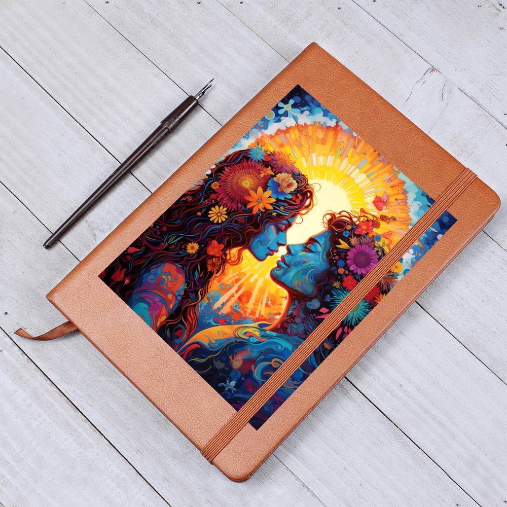 Valentine's Day Art 016 - Vegan Leather Journal
