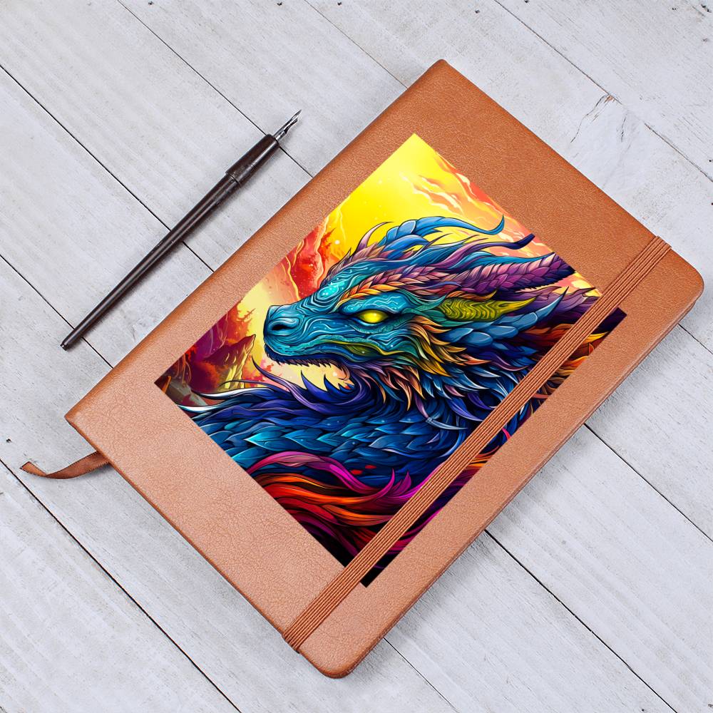 Majestic Dragon 018 - Vegan Leather Journal