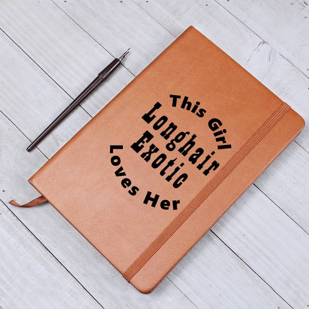Longhair Exotic v2 - Vegan Leather Journal