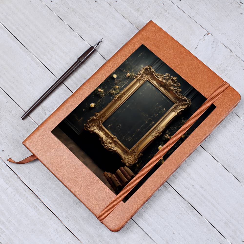 Ornate Gold Cover 105 - Vegan Leather Journal