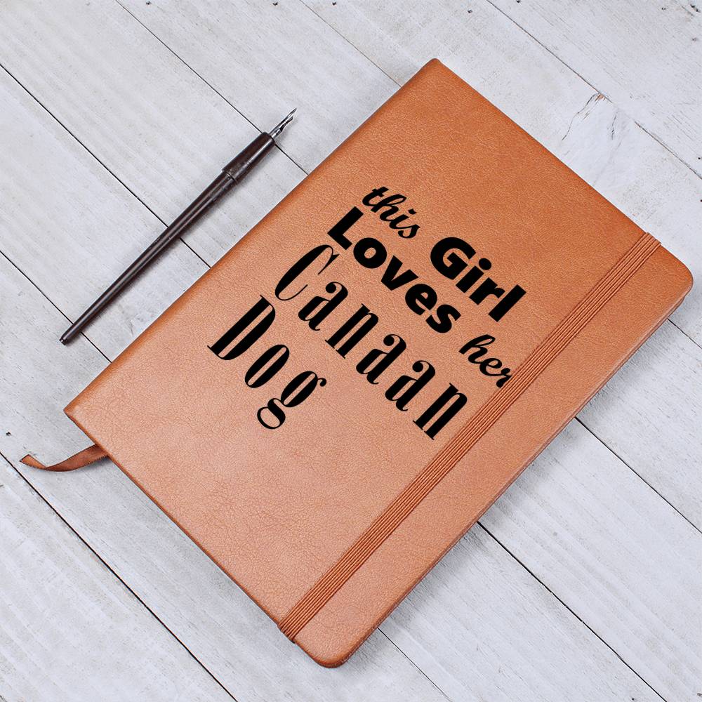Canaan Dog - Vegan Leather Journal
