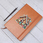 Christmas Gingerbread House 017 - Vegan Leather Journal