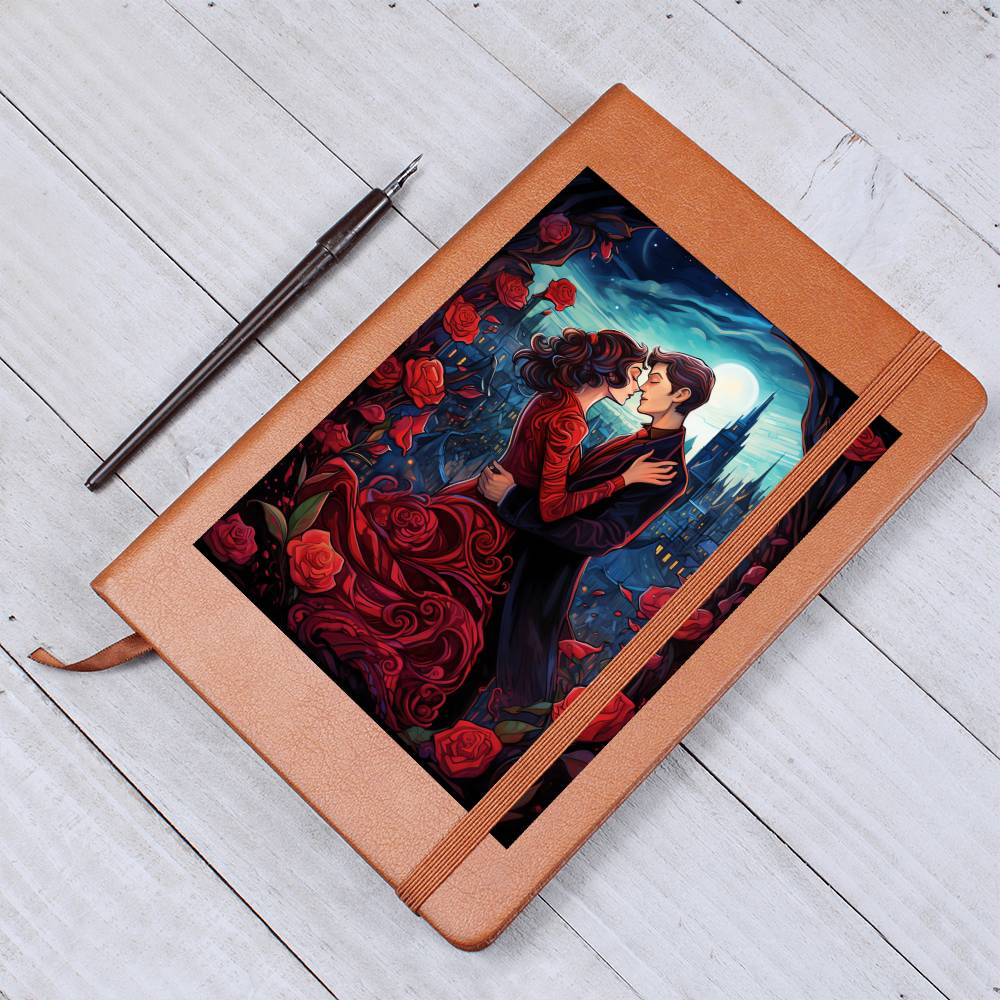 Valentine's Day Art 038 - Vegan Leather Journal