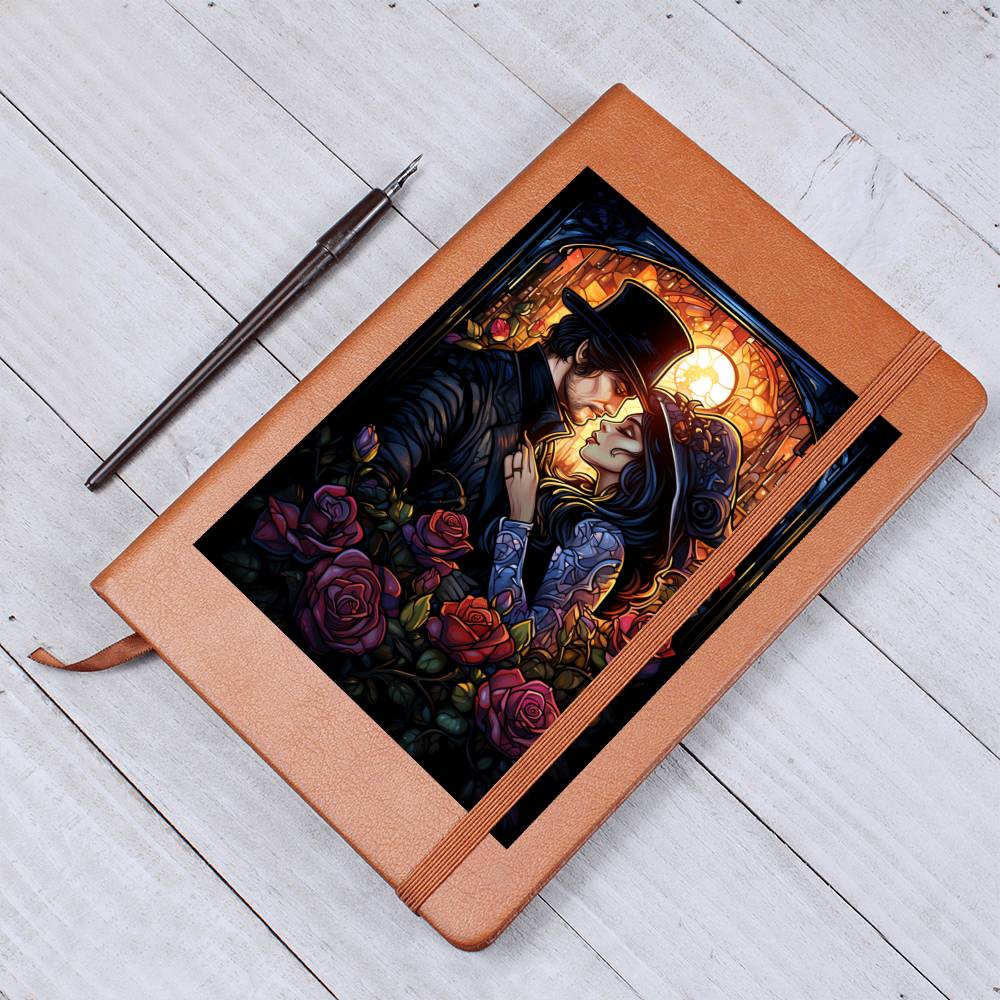 Valentine's Day Art 478 - Vegan Leather Journal