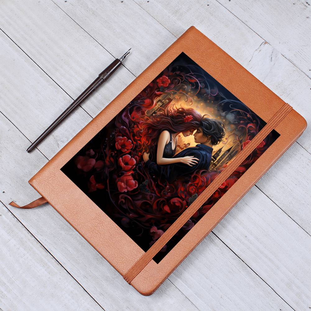 Valentine's Day Art 332 - Vegan Leather Journal