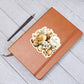 Luxury Wedding Decor Sticker 065 - Vegan Leather Journal