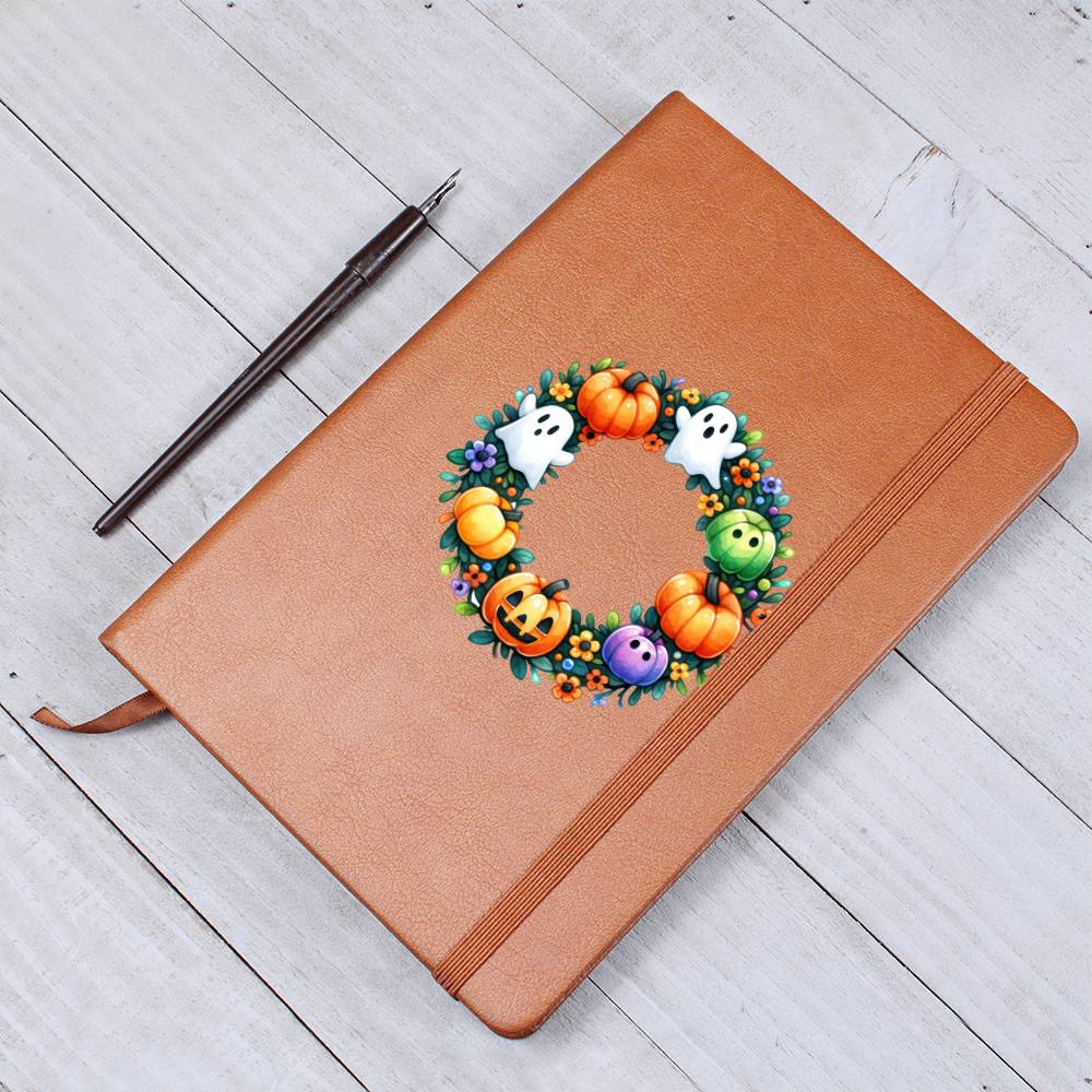 Cute Halloween Sticker 005 - Vegan Leather Journal