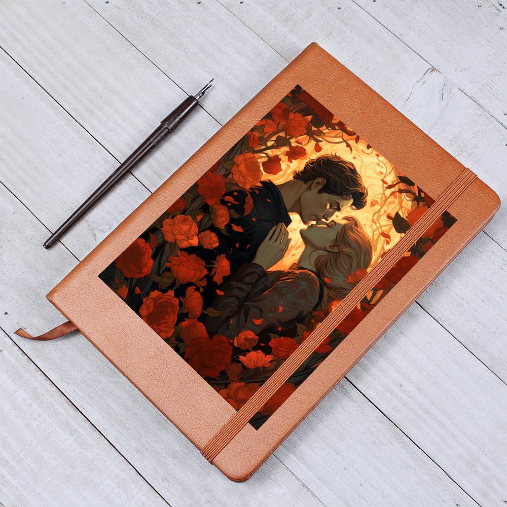 Valentine's Day Art 239 - Vegan Leather Journal