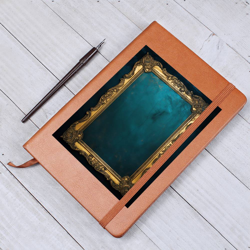 Ornate Gold Cover 115 - Vegan Leather Journal