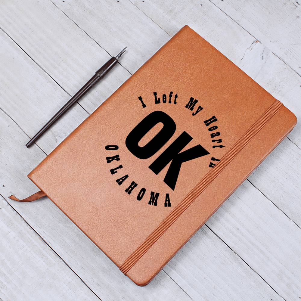 Heart In Oklahoma v01 - Vegan Leather Journal