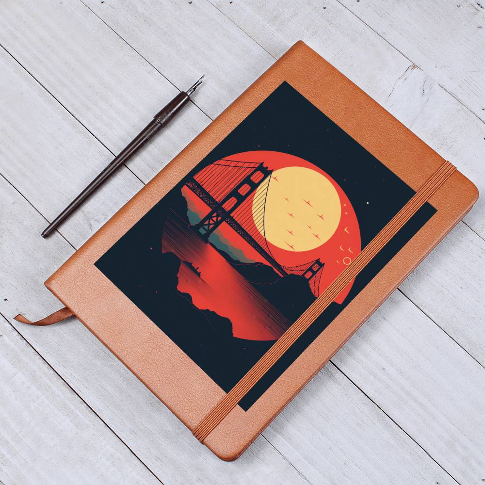 Minimalist BOHO Art 026 - Vegan Leather Journal