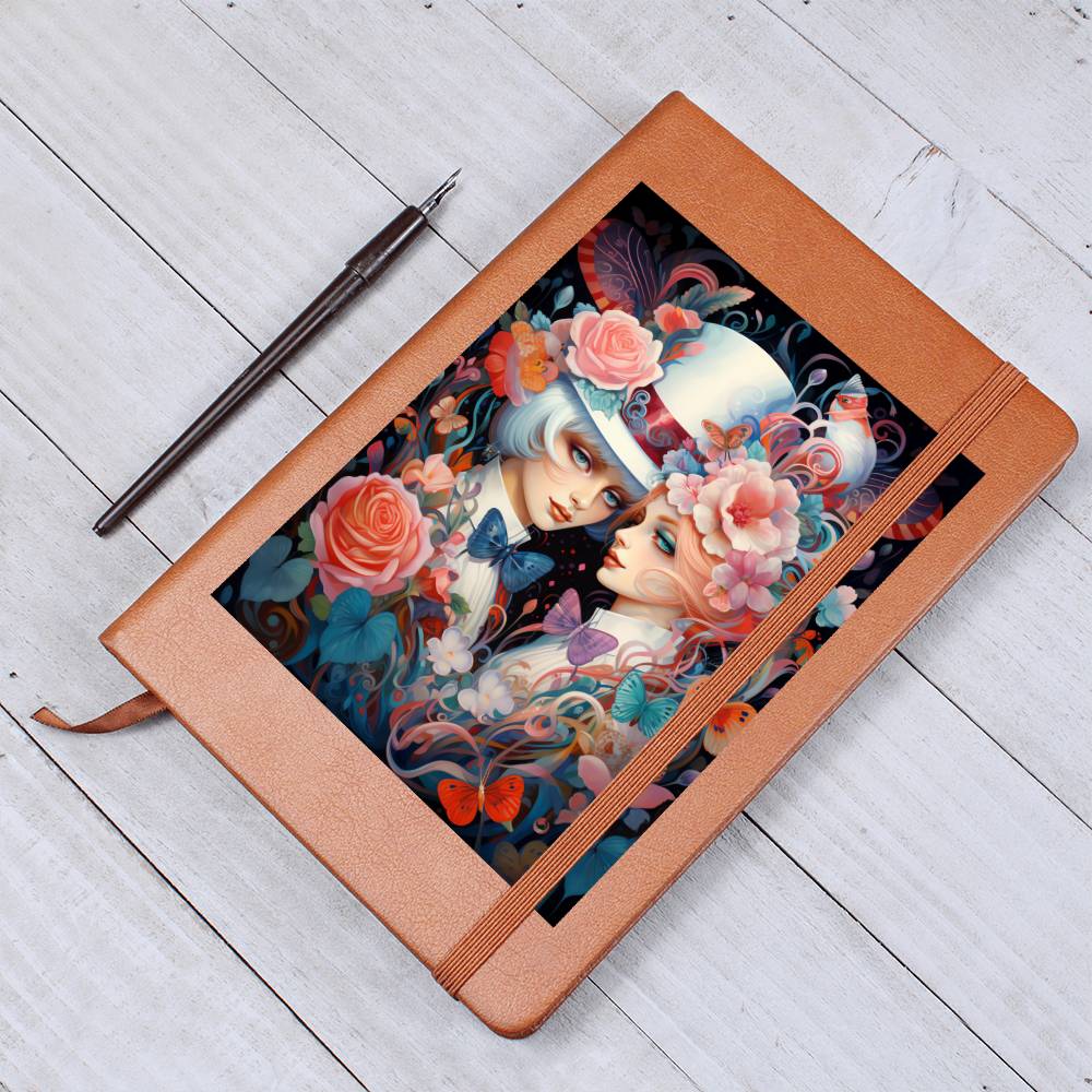 Valentine's Day Art 383 - Vegan Leather Journal
