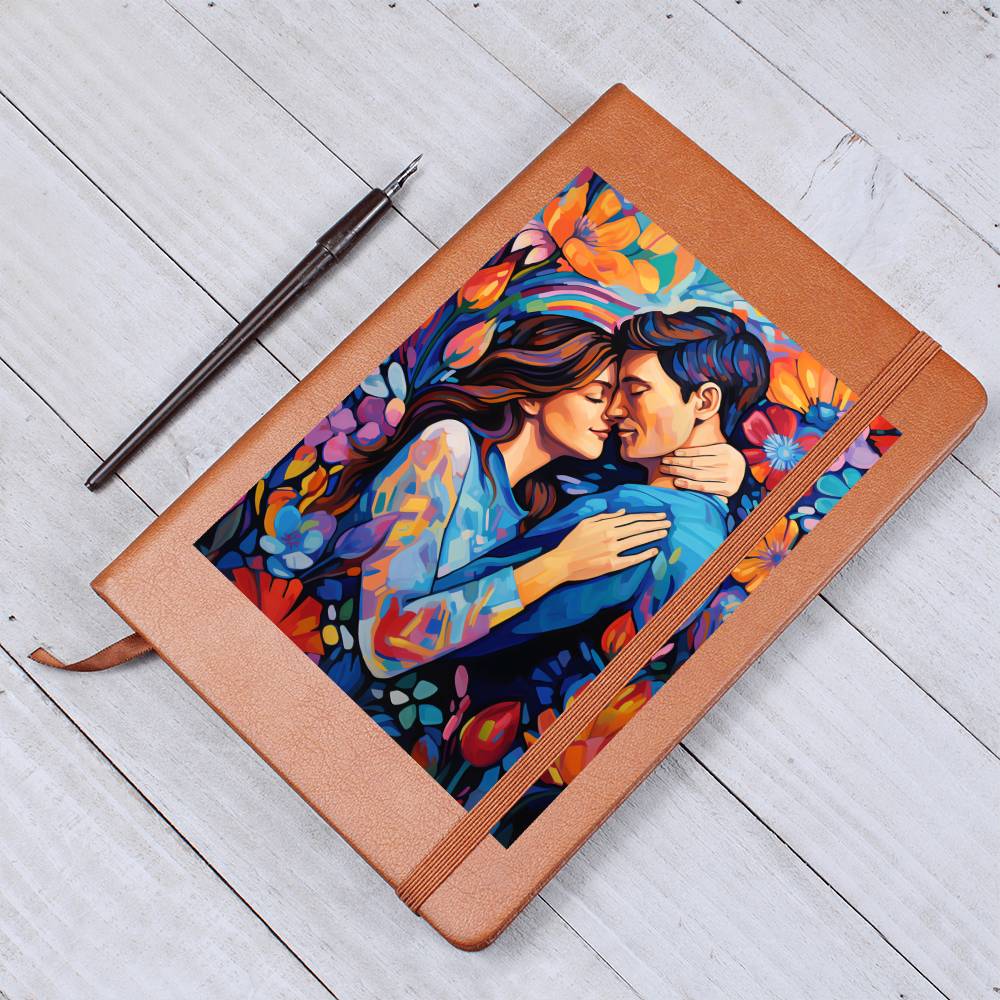 Valentine's Day Art 417 - Vegan Leather Journal