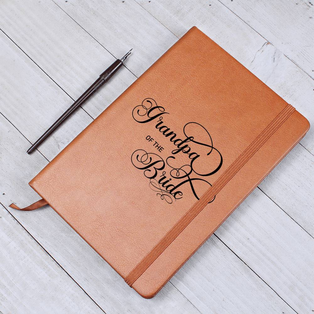 Grandpa of the Bride - Vegan Leather Journal