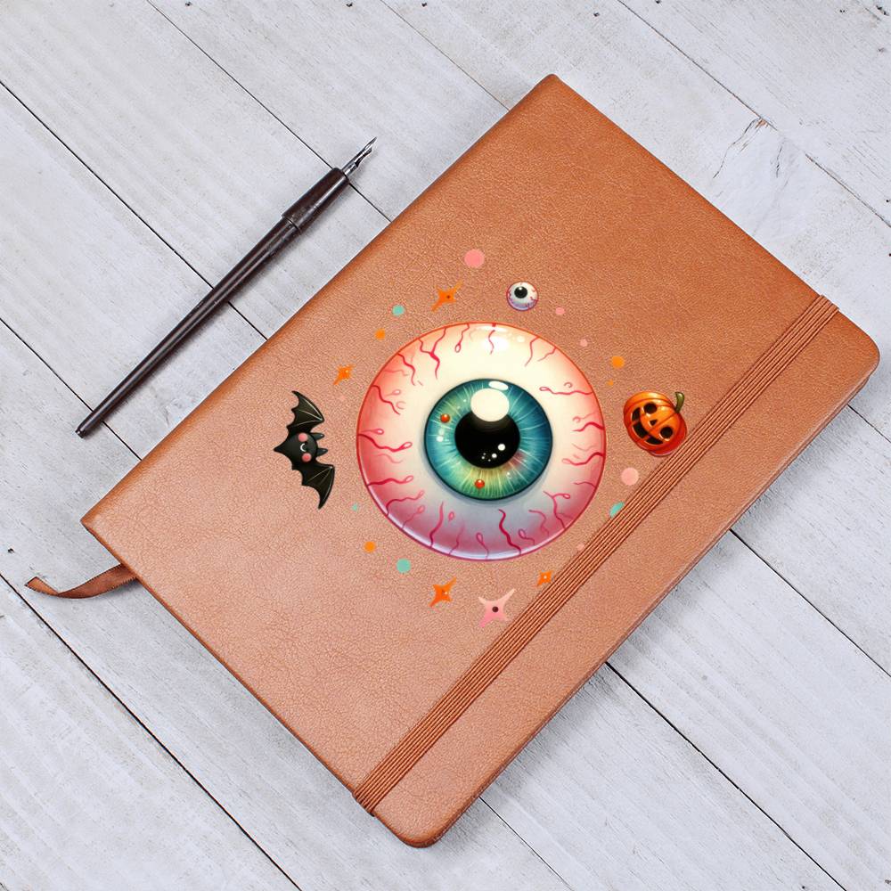 Cute Halloween Sticker 093 - Vegan Leather Journal