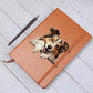 Shetland Sheepdog Peeking - Vegan Leather Journal
