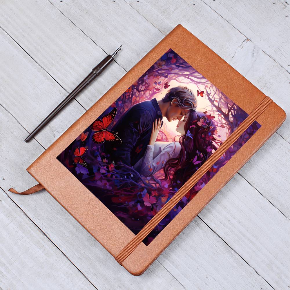 Valentine's Day Art 319 - Vegan Leather Journal