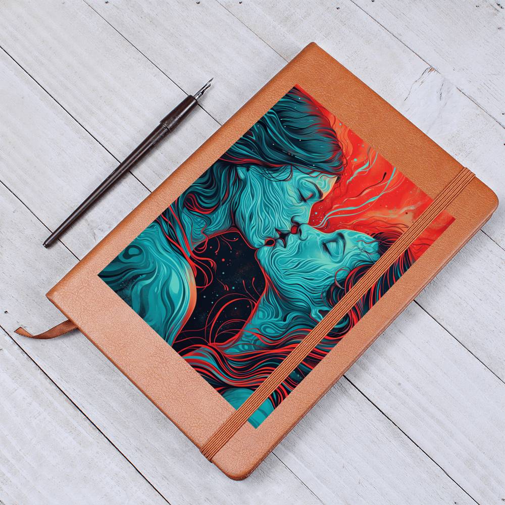 Valentine's Day Art 067 - Vegan Leather Journal