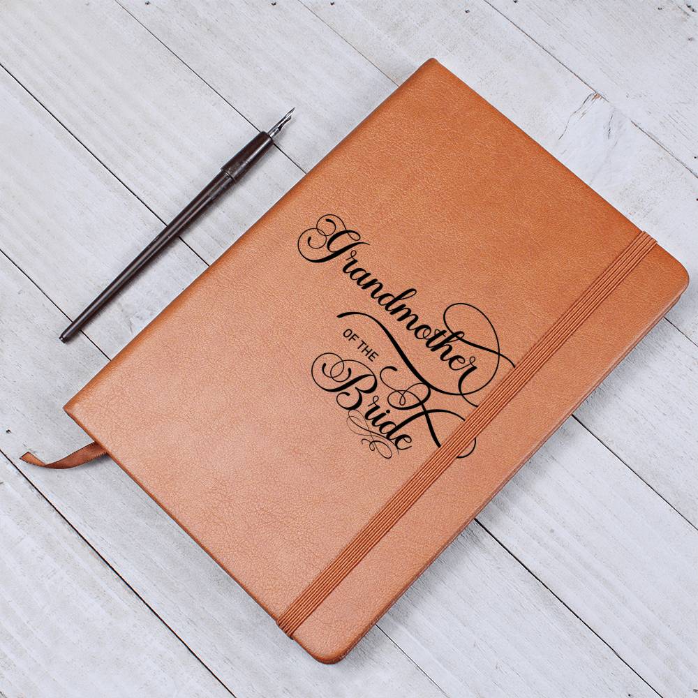Grandmother of the Bride - Vegan Leather Journal
