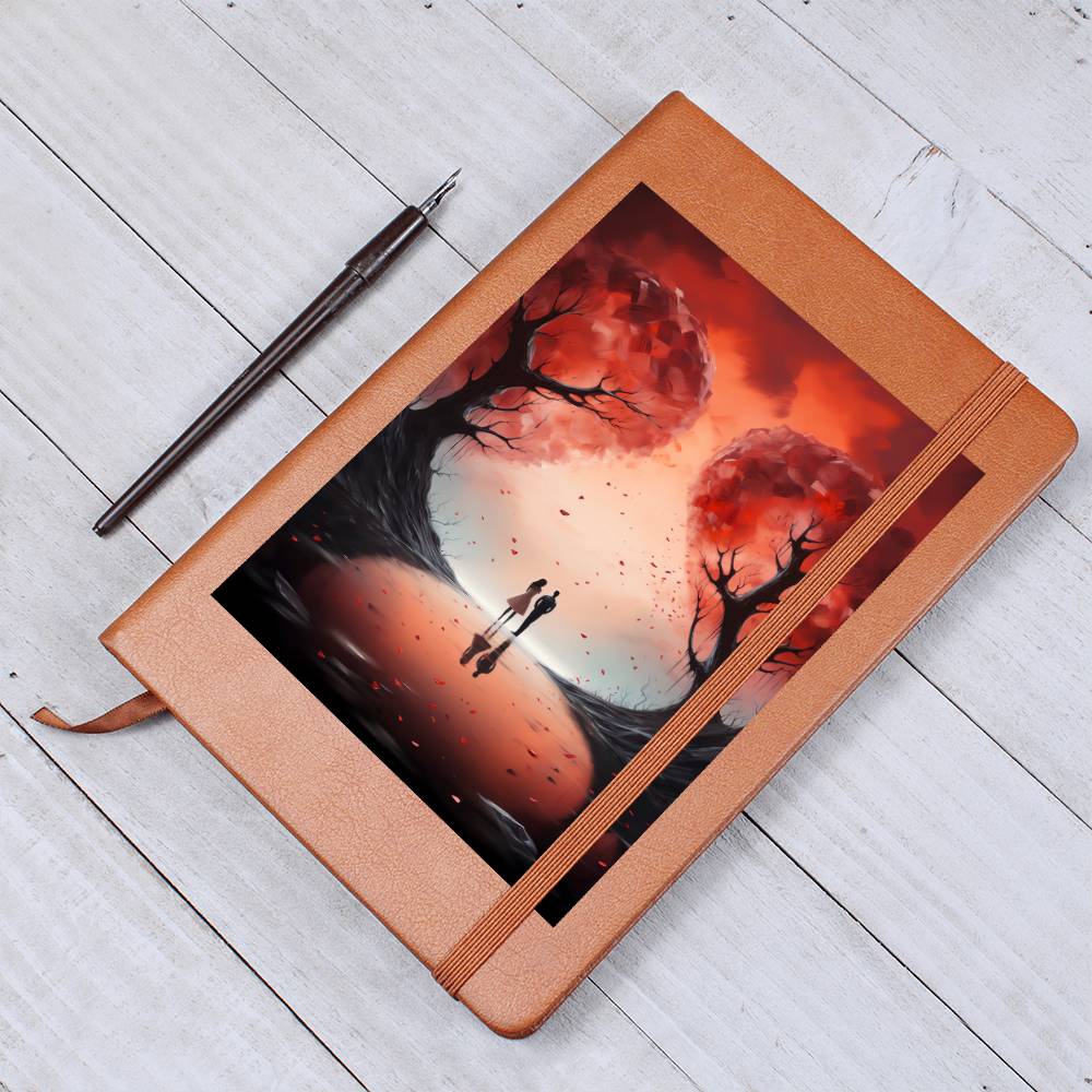 Valentine's Day Art 049 - Vegan Leather Journal