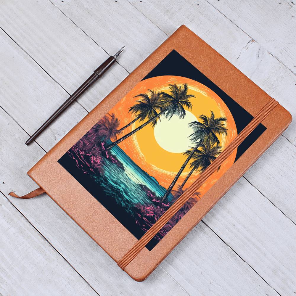 Minimalist BOHO Art 056 - Vegan Leather Journal