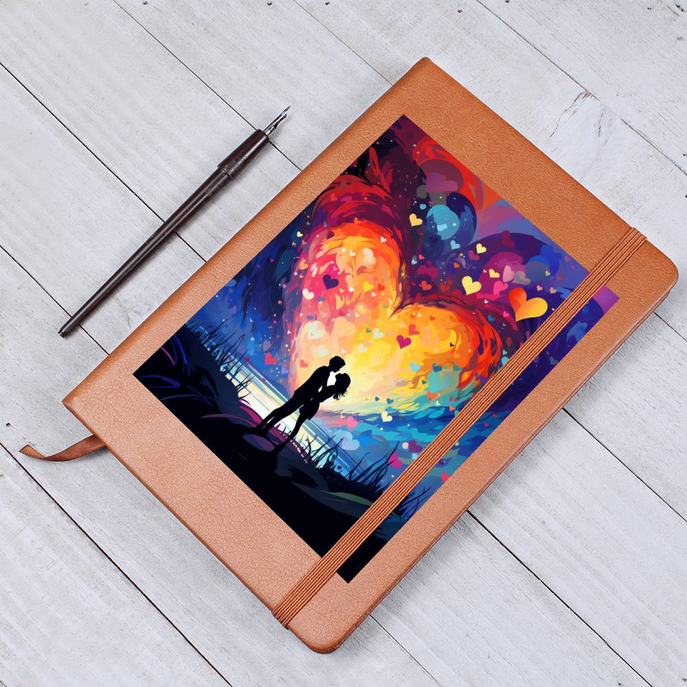 Valentine's Day Art 102 - Vegan Leather Journal