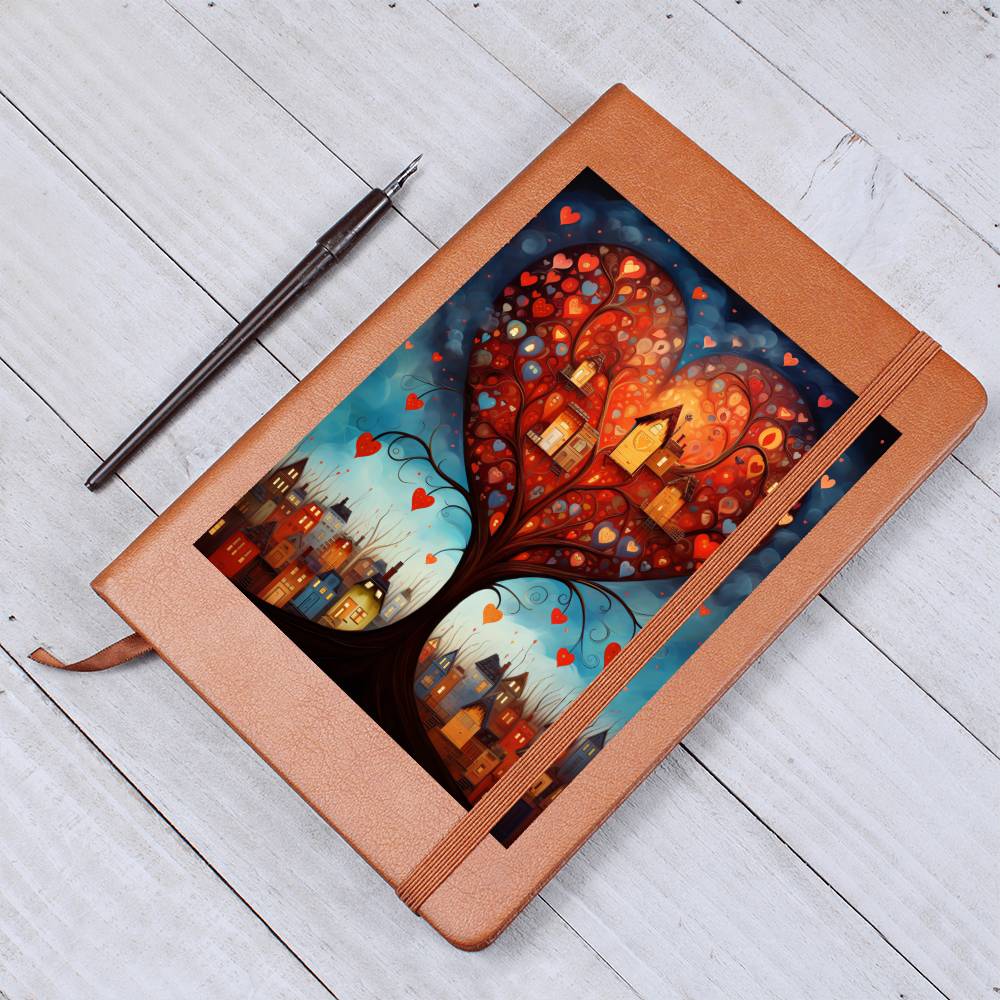 Valentine's Day Art 192 - Vegan Leather Journal