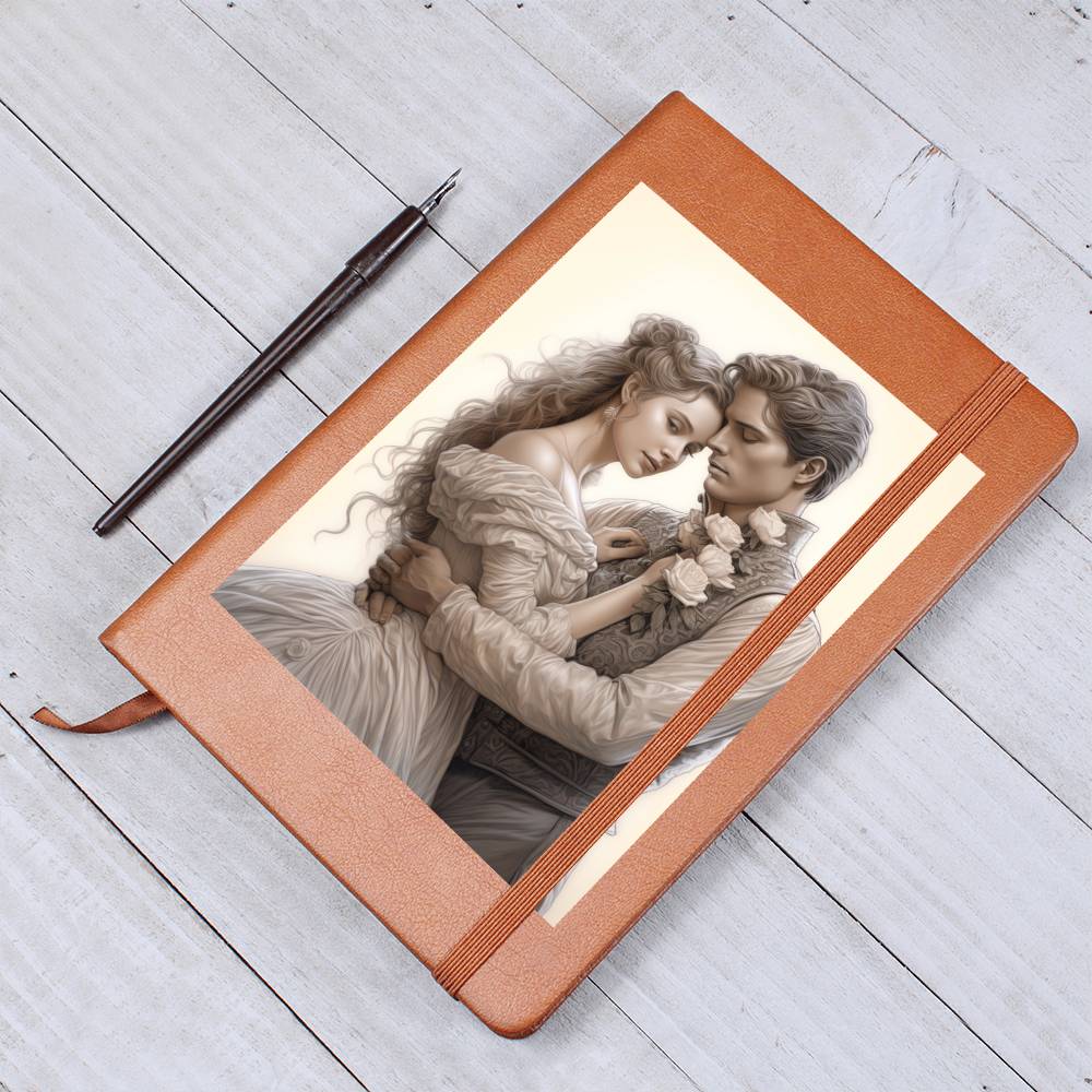 Valentine's Day Art 469 - Vegan Leather Journal
