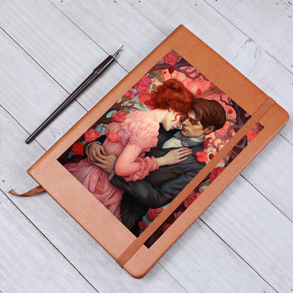 Valentine's Day Art 050 - Vegan Leather Journal