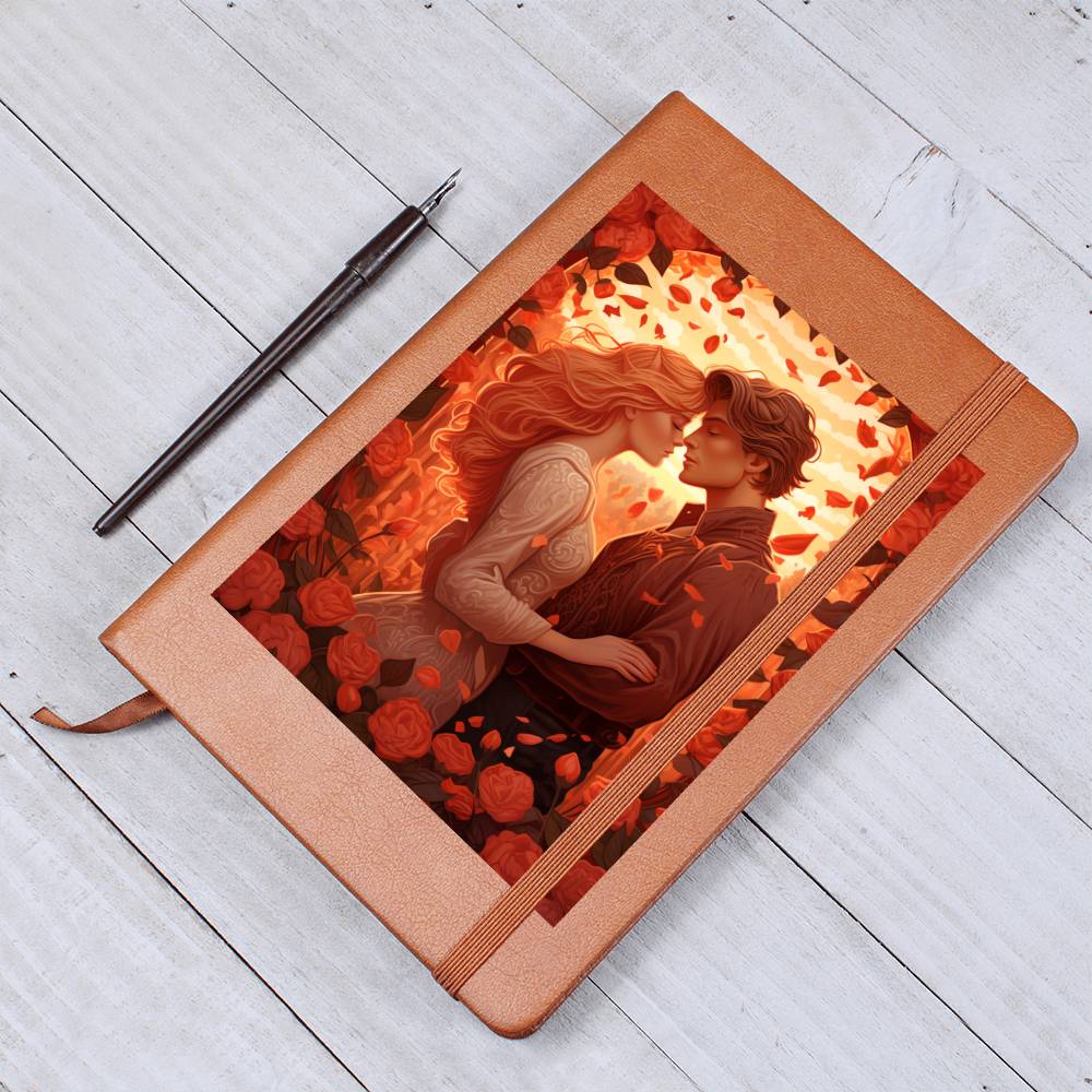 Valentine's Day Art 013 - Vegan Leather Journal
