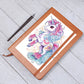 Cute Unicorn 055 - Vegan Leather Journal