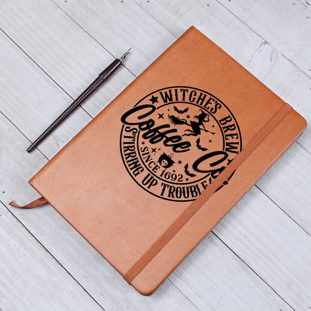 Vintage Halloween Signs 29 - Vegan Leather Journal