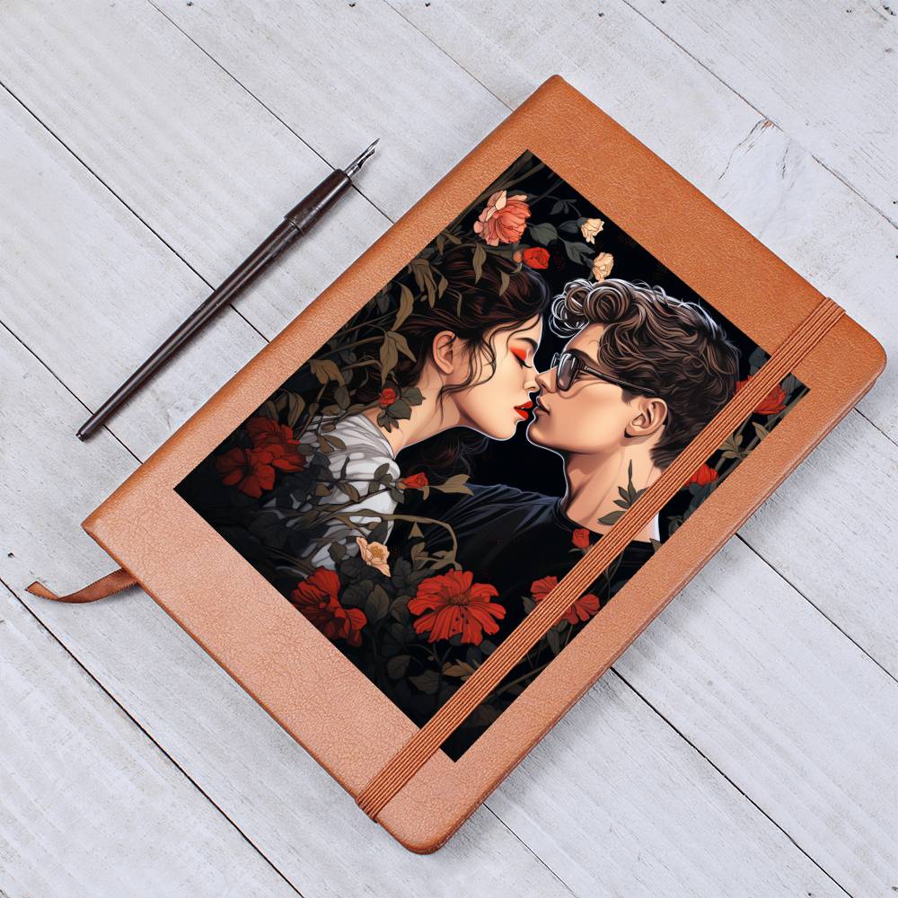 Valentine's Day Art 344 - Vegan Leather Journal