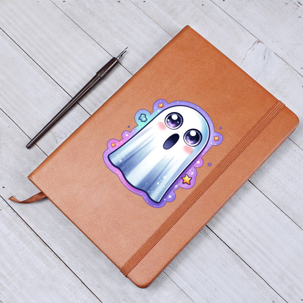Cute Halloween Sticker 049 - Vegan Leather Journal