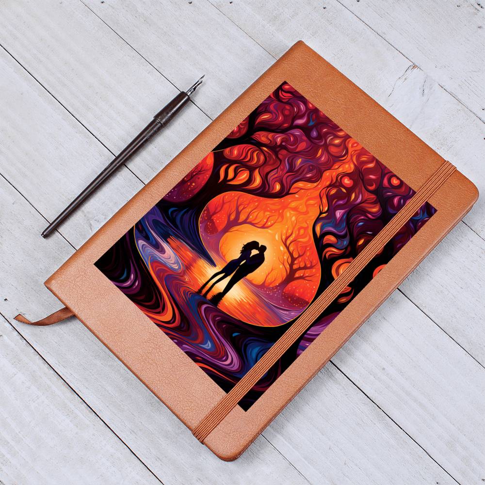 Valentine's Day Art 141 - Vegan Leather Journal