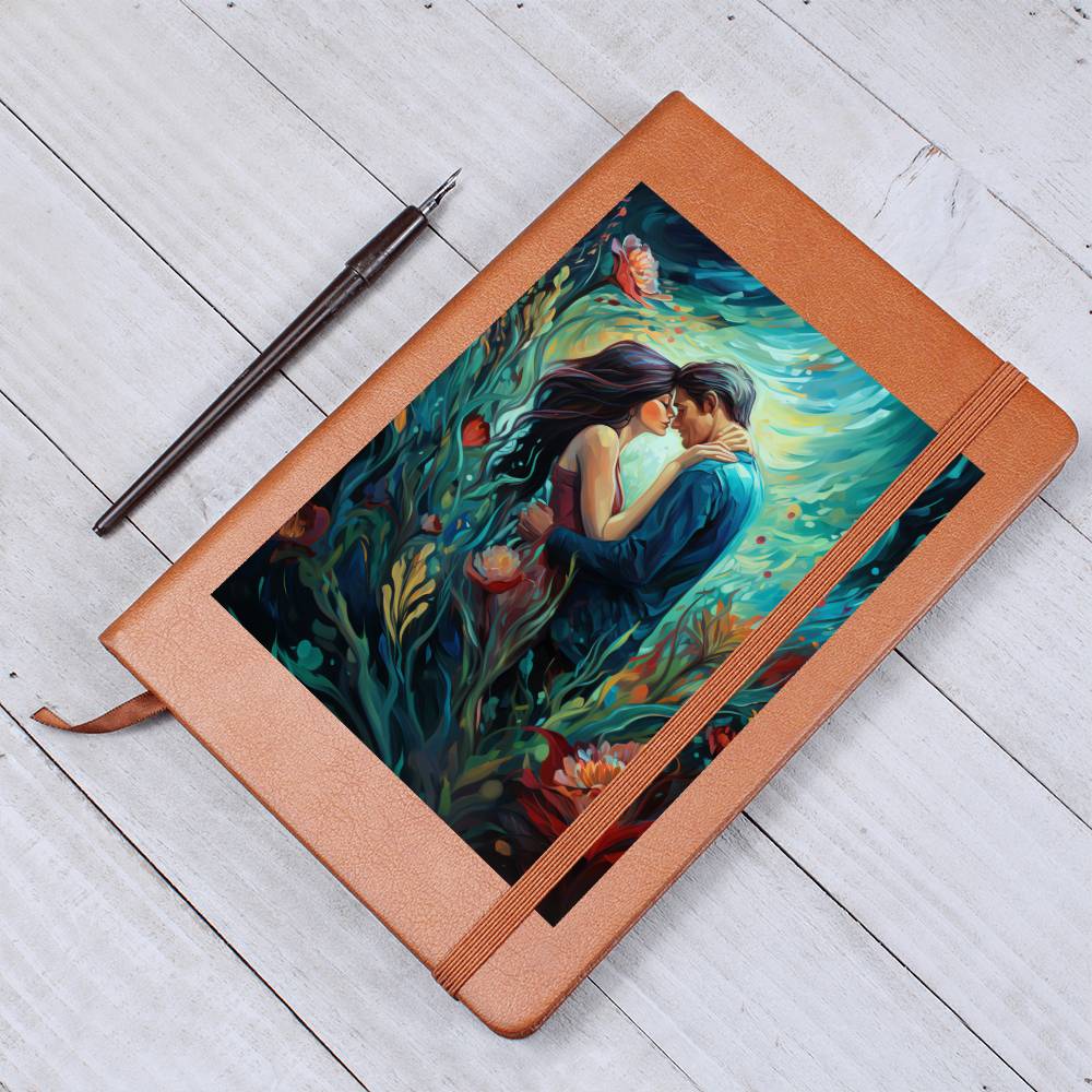 Valentine's Day Art 113 - Vegan Leather Journal
