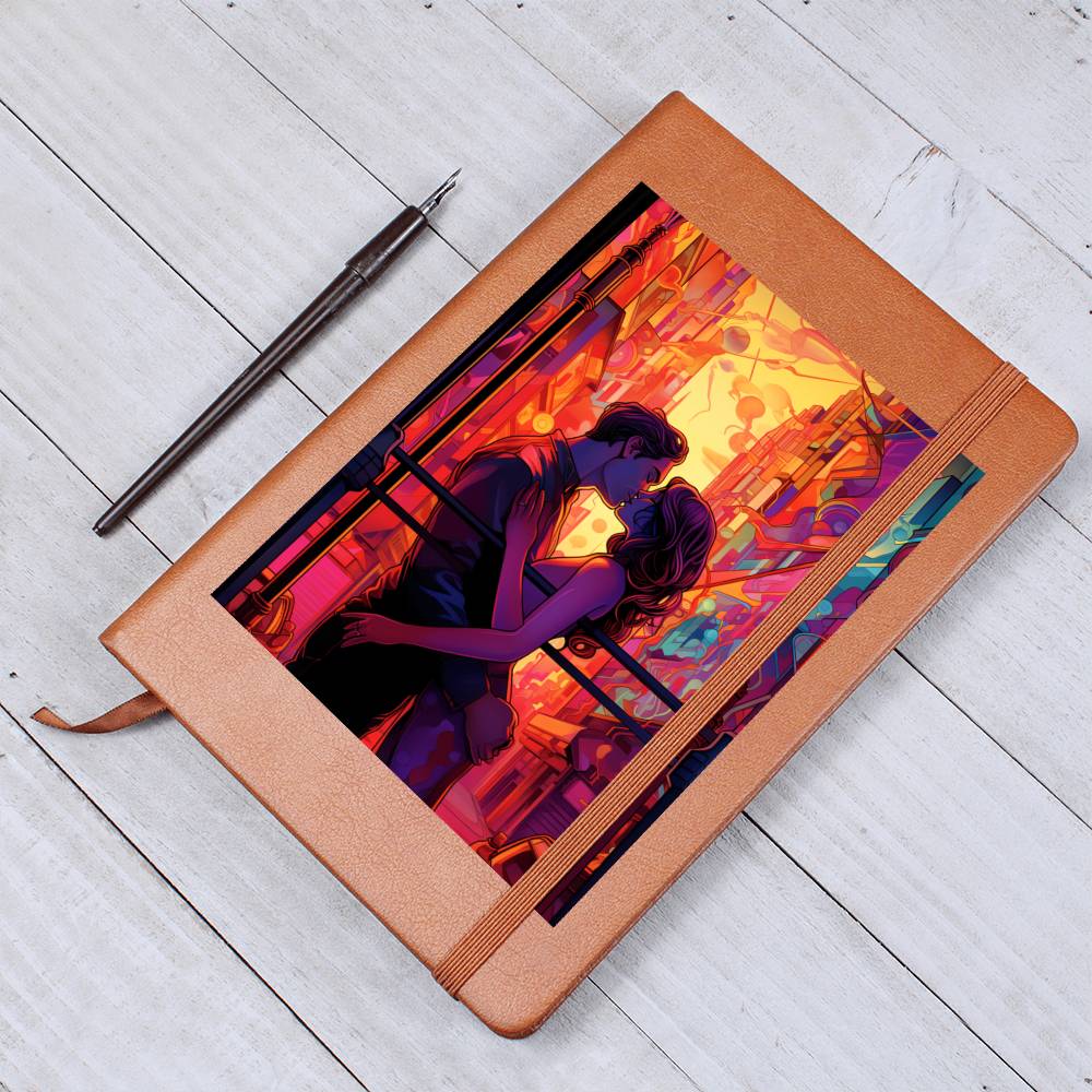 Valentine's Day Art 324 - Vegan Leather Journal