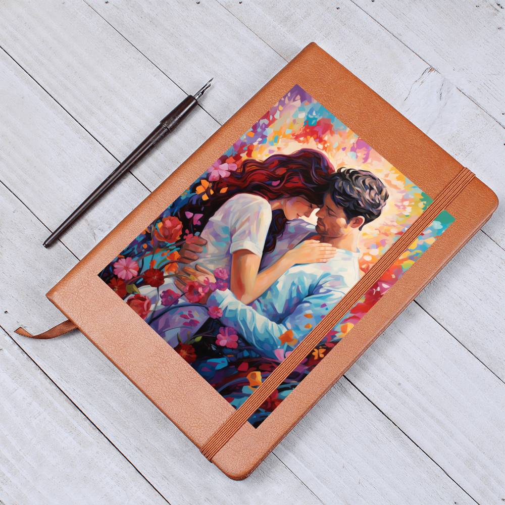 Valentine's Day Art 428 - Vegan Leather Journal