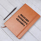 Military Veteran's Grandpa - Vegan Leather Journal