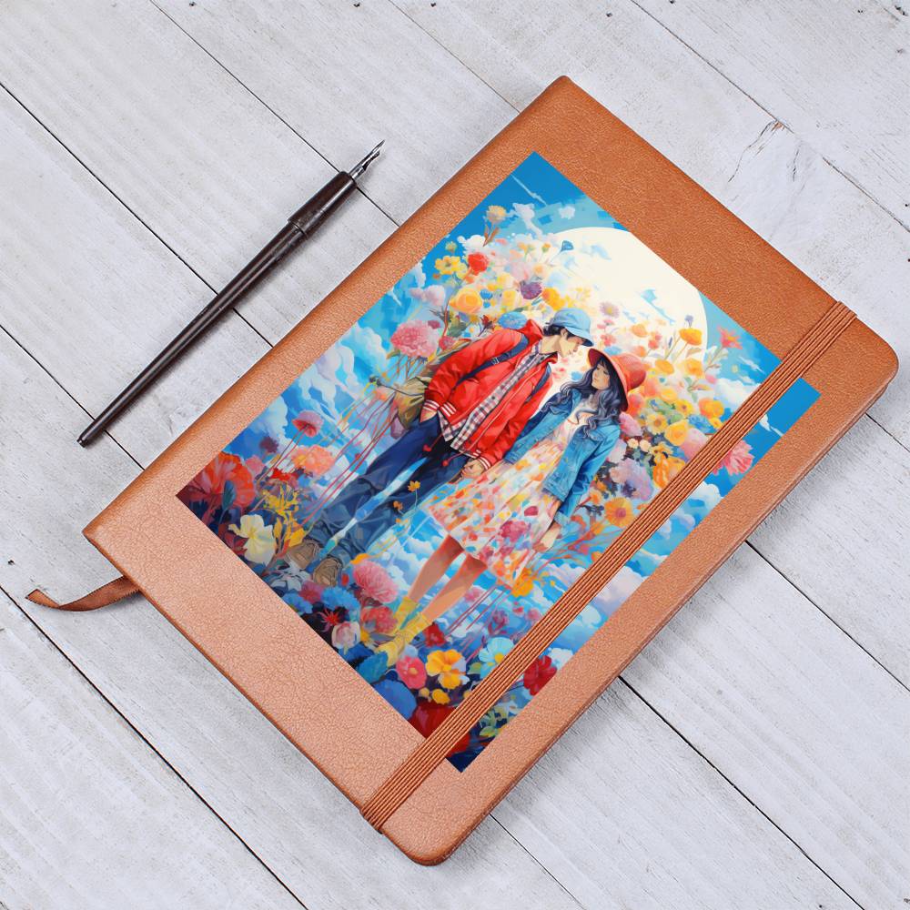 Valentine's Day Art 182 - Vegan Leather Journal
