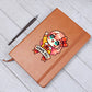 Cute Back to School Sticker 030 - Vegan Leather Journal