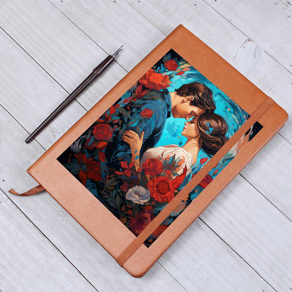 Valentine's Day Art 054 - Vegan Leather Journal