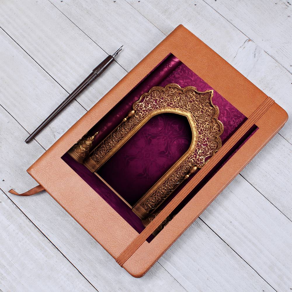 Ornate Gold Cover 080 - Vegan Leather Journal