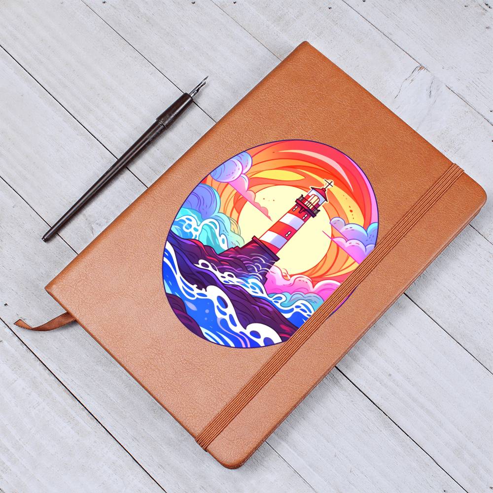 Minimalist BOHO Art 073 - Vegan Leather Journal