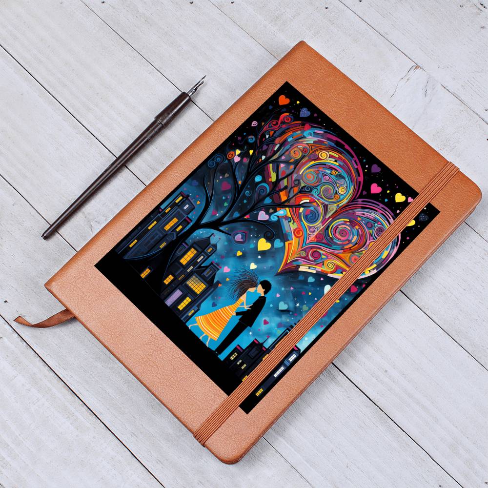 Valentine's Day Art 189 - Vegan Leather Journal